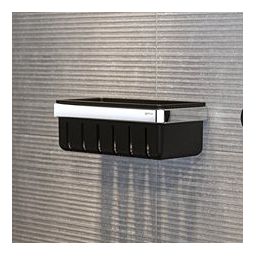 Geesa Nemox Black koszyk prysznicowy czarny 918801-02-06
