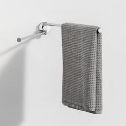 Geesa Nemox Chrome wieszak na ręcznik 40,5 cm podwójny chrom 916505-02