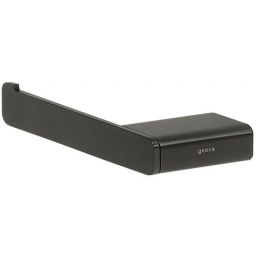 Geesa Shift uchwyt na papier toaletowy lewy czarny metal szczotkowany 919909-09-L