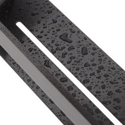 Geesa Shift koszyk łazienkowy czarny metal szczotkowany 919914-09