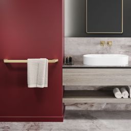 Geesa Shift wieszak na ręcznik 65 cm złoto szczotkowane 919907-07-60