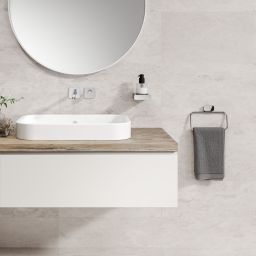 Geesa Shift dozownik do mydła 200 ml ścienny chrom/szkło mat 919916-02