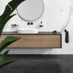 Geesa Shift wieszak na ręcznik 1-ramienny czarny 919919-06