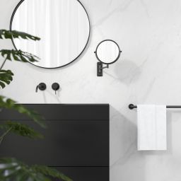 Geesa Nemox Black wieszak na ręcznik 60 cm czarny 916507-06-60