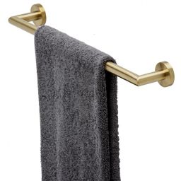 Geesa Nemox Brushed Gold wieszak na ręcznik 45 cm złoty szczotkowany 916507-07-45