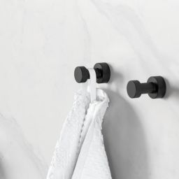 Geesa Nemox Black wieszak na ręcznik czarny 916513-06