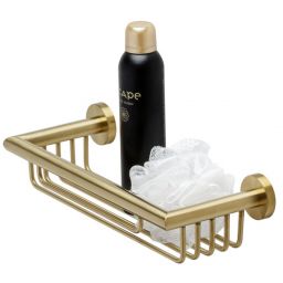 Geesa Nemox Brushed Gold koszyk prysznicowy złoty szczotkowany 916514-07-30