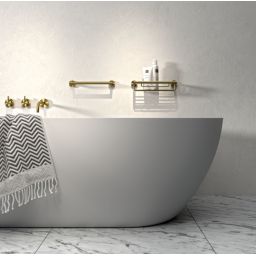 Geesa Nemox Brushed Gold koszyk prysznicowy złoty szczotkowany 916514-07-30