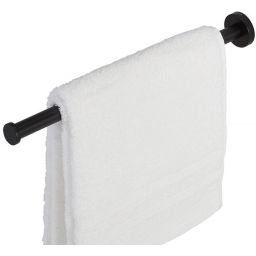 Geesa Nemox Black wieszak na ręcznik 1-ramienny czarny 916519-06