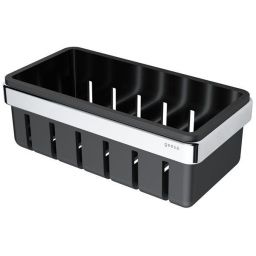 Geesa Nemox Black koszyk prysznicowy czarny 918801-02-06