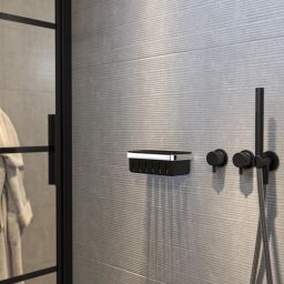 Geesa Nemox Black koszyk prysznicowy czarny 918801-02-06