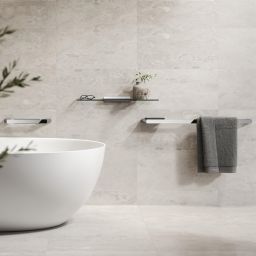 Geesa Shift półka szklana 60 cm szkło przezroczyste/chrom 919901-02