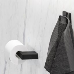 Geesa Shift uchwyt na papier toaletowy lewy czarny 919909-06-L