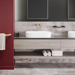 Geesa Shift półka szklana 30 cm szkło przezroczyste 919931-30