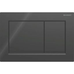 Geberit Omega20 przycisk spłukujący do WC czarny 115.080.DW.1