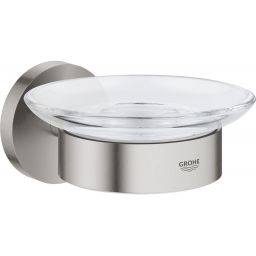 Grohe Essentials mydelniczka z uchwytem stal nierdzewna/szkło przezroczyste 40444DC1