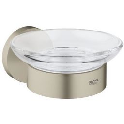 Grohe Essentials mydelniczka z uchwytem brushed nickel/szkło przezroczyste 40444EN1