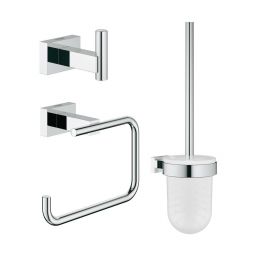 Grohe Essentials Cube zestaw akcesoriów łazienkowych 3w1 City Reastroom 40757001