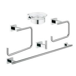 Grohe Essentials Cube zestaw akcesoriów łazienkowych 5w1 Master 40758001