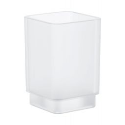 Grohe Selection Cube kubek do mycia zębów szkło satynowe 40783000