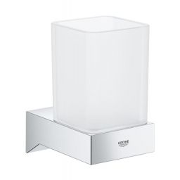 Grohe Selection Cube kubek do mycia zębów szkło satynowe 40783000