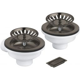 Grohe zestaw odpływowy brushed hard graphite 40997AL0