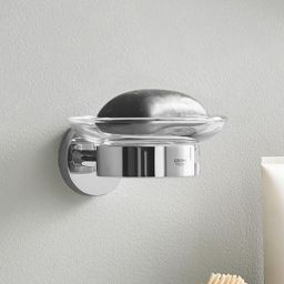 Grohe Essentials mydelniczka z uchwytem chrom/szkło przezroczyste 40444001
