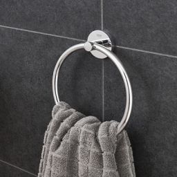 Grohe Essentials wieszak na ręcznik 18 cm okrągły chrom 40365001