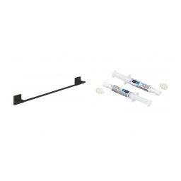 Zestaw Grohe Start Cube drążek na ręcznik czarny i klej montażowy QuickFix (410892430, 41128000)