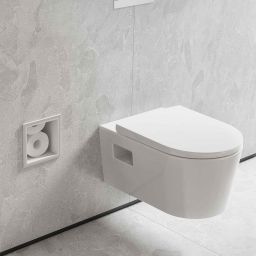 Hansgrohe XtraStoris Original uchwyt na papier toaletowy biały mat 56058700