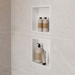 Hansgrohe XtraStoris Original półka wnękowa 30 cm biała 56093700