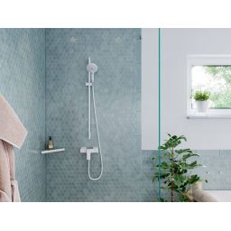 Hansgrohe AddStoris półka łazienkowa narożna biały mat 41741700