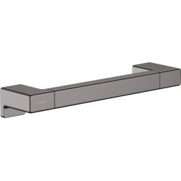Hansgrohe AddStoris uchwyt ścienny 34,8 cm czarny chrom szczotkowany 41744340