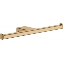 Hansgrohe AddStoris uchwyt na papier toaletowy podwójny brąz szczotkowany 41748140