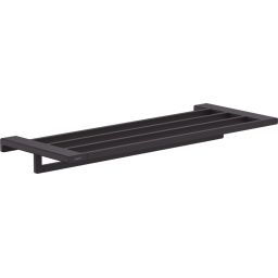 Hansgrohe AddStoris półka z wieszakiem na ręcznik czarny mat 41751670