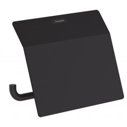 Hansgrohe AddStoris uchwyt na papier toaletowy z osłoną czarny mat 41753670