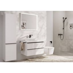 Hansgrohe XtraStoris Rock uchwyt na papier toaletowy biały 56062700