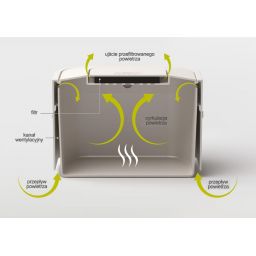 Joseph Joseph Intelligent Waste Stack pojemnik na odpady organiczne beżowy 30015