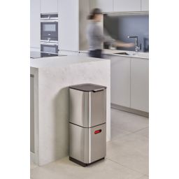 Joseph Joseph Intelligent Waste Totem Compact sortownik na odpady 40 l stal 30063