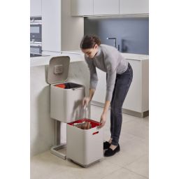 Joseph Joseph Intelligent Waste Totem Compact sortownik na odpady 40 l biały 30064