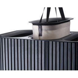 Joseph Joseph Tota Trio Luxe kosz na bieliznę i pranie 90 l bambus czarny 5000007