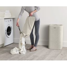 Joseph Joseph Tota kosz na bieliznę i pranie 60 l podwójny ecru 50019