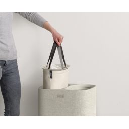 Joseph Joseph Tota kosz na bieliznę i pranie 60 l podwójny ecru 50019