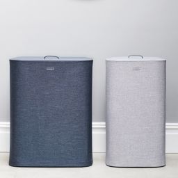 Joseph Joseph Tota kosz na bieliznę i pranie 90 l podwójny szary 50003