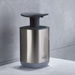 Joseph Joseph Presto dozownik do mydła 350 ml stojący srebrny/czarny 85164