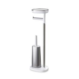 Joseph Joseph Easy Store stojak na papier toaletowy ze szczotką WC stal/biały 70519