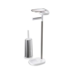Joseph Joseph Easy Store stojak na papier toaletowy ze szczotką WC stal/biały 70519