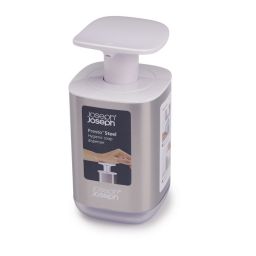 Joseph Joseph Presto dozownik do mydła 350 ml stojący stal/biały 70532