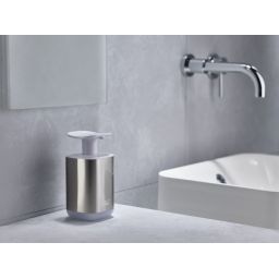 Joseph Joseph Presto dozownik do mydła 350 ml stojący stal/biały 70532