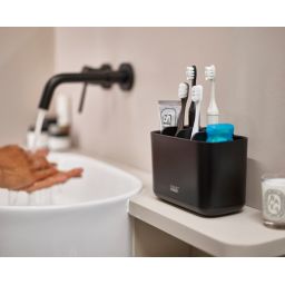 Joseph Joseph Easy Store Black kubek na szczoteczki czarny mat 70599